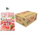 PERFECTVITAMIN Perfect Vitamin 1日分のビタミンゼリー 食物繊維 ピーチ味 180g ×24袋 ハウスウェルネスフーズ