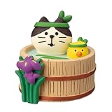 デコレ(Decole) 菖蒲湯にゃんこ 約40×45×h40mm ZTS-62357T