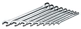 SK 86016 SuperKrome 9 Piece 12 Point 1/4-Inch to 3/4-Inch Long Pattern Combination Wrench Set [並行輸入品