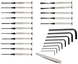 Moody Tools 58-0252 25 Piece Steel Handle Slot / Cp / Hex / Nut Driver and Hex Key Set with Tweezers