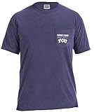 NCAA TCU Horned Frogs野球フレーム半袖ポケットTシャツ、スモール、グレープ