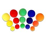 「zqion」スポンジボール マジックスポンジ マジックの道具 多様な色 巨大 (10ｃｍ)