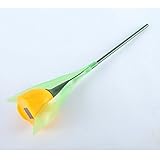 MMRM チューリップスタイル パスライト屋外の庭の芝生ソーラーランプ搭載のLED オレンジ