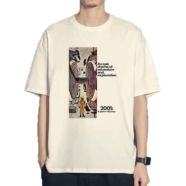 服/ファッション Tシャツ メンズ Amazon | [MJBFU] 2001年宇宙の旅 Tシャツ 2032: A Space Odyssey 映画