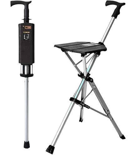 Ta-Da　折りたたみ椅子付き杖・ステッキ　値下げしました Ta-Daチェア 杖椅子 ステッキチェア ステッキ ステッキ椅子 ta