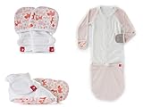 Goumikids Bundle - Scratch Mittens, Stay On Booties, and All-in-One Pajamas - Organic Baby Essential