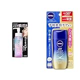 ビオレ 【セット買い】 ザクレンズ オイルメイク落とし 本体 190ml クレンジングオイル クレンジング メイク落とし + ニベアUV ディープ プロテクト & ケア ジェル 80g SPF50+ / PA++++ 〈 予防美容(日やけによるシミ・そばかすを防ぐ)ができる美容ケアUV 〉