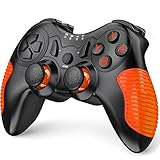 Switch コントローラー スイッチ コントローラー HD振動 無線 ニンテンドー スイッチ 任天堂 プロ コントローラー Nintendo Switch/Switch lite/Switch 有機elモデルに対応 小型 オレンジ Type-Cインターフェース