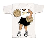 Purdue Boilermakers Heads Up 。Cheerleader Baby Onesie ( 6ヶ月)