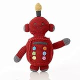 Pebbleフェアトレード、Hand Made Rattle – レッドロボットTin