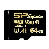 シリコンパワー 高耐久microSD カード 64GB class10 UHS-1 U3 V30 A1 4K対応 繰り返し録画 ドラレコ 監視カメラ SP064GBSTXDV3V1HSP