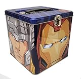 The Tin Box マーベル アベンジャーズ スタックストア&キャリー缶 スタッカブル缶 ハンドル付き ブルー
