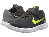 (ナイキ) NIKE キッズランニングシューズ・・スニーカー・靴 Flex RN 2017 (Infant/Toddler) Anthracite/Volt/Cool Grey/Black 3 Inf