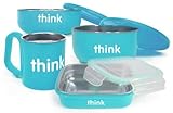 thinkbaby The Complete BPA Free Feeding Set, Light Blue by thinkbaby [並行輸入品]