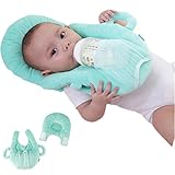 ハンズフリー授乳クッション 哺乳瓶ホルダー 授乳クッション 哺乳瓶支持 赤ちゃん授乳枕 赤ちゃん枕 育児グッズ出産祝い  (ブルー)