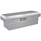 Jobox jac1389983アルミニウムシングル蓋Deep & extra-wideフルサイズCrossoverトラックボックス(アルミ)
