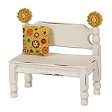 Miniature Fairy Garden Flower Post Bench [並行輸入品]