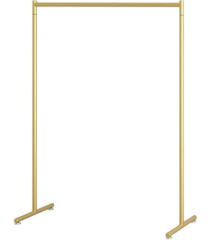 Amazon｜ハンガーラック アンティーク ゴールド アールタイプ W120cm