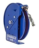 Coxreels SDH-100-1 Static Discharge Hand Crank Cable Reel: 100' cable, stainless steel by Coxreels