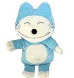 ハンドパペット　１１ぴきのねこ 指人形 パペット　ぬいぐるみ 馬場のぼる　人形劇　通販 アニマルパペット 出産祝い ギフト ベビー用品 (ブルー)