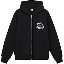 STUSSY × BORN X RAISED ジップアップパーカー BORN X RAISED X STUSSY LOGO ZIP HOODIE ジップアップパーカー