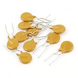 uxcell　PPTC リセット可能なヒューズ　フューズ　72V 750mA 　ラジアルリード　10枚入り