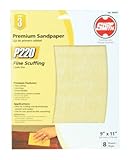 SANDPAPR prm220 # 9 x 11 8pk by SHOPSMITH mfrpartno 7296 – 030