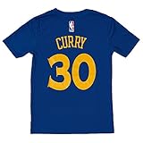 Stephen Curry # 30 Golden State WarriorsパフォーマンスNBA Player Name And Number Tシャツ L ブルー
