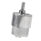Dovewill 長持ち　便利ツール　低騒音　高トルク　12V DC 150RPM　ハイトルク　ギアボックス　電動モーター　37ミリメートル