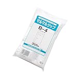 縦長チャック付きポリ袋 マルマルジップ（0.04㎜） (B-4: 厚0.04×横60×ﾁｬｯｸ下85㎜ 300枚)