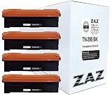 ZAZ TN-395 BK ブラック４本セット 互換 トナーカートリッジ （ ブラック TN-395BK ×4) BROTHER 互換 TN-390 の大容量タイプ ブラック 対応機種： MFC-9970CDW MFC-9460CDN 大容量 (395BK-4)