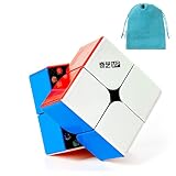 Kancharo 奇芝 MP 2x2 ステッカーレス 【ポーチ付き/正規品】磁石搭載 スピードキューブ 競技用 (MP 2x2 stickerless)