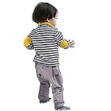 AIKEE 子供服 ベビー モンキー パンツ 赤ちゃん クマ 着ぐるみ ロングパンツ 男の子 女の子 コットン ズボン bearpant PP 80