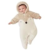 ロンパース カバーオール ベビー服 赤ちゃん 男女兼用 コスチューム 0ヶ月-18ヶ月 冬 長袖 出産祝い プレゼント hibote No.6 59cm/0ヶ月-3ヶ月