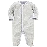 Ralph Lauren(ラルフローレン) ポニーロゴエンブロイド前開き足付カバーオール(Gray) 6M(3-6ヶ月) [並行輸入品]