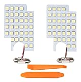 LUVUAHEADプロボックス サクシード50系/160系対応ピッタリ専用設計2点セットLED ルームランプ 室内灯 6000K ホワイト 工具付き