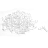 uxcell　アクアリウム　コネクタ　エアーバルブ　透明　プラスチック　パッケージコンテンツx40