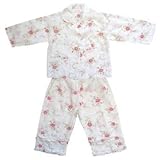 Powell Craft Rose Print Floral Flowery Cotton Girls Pyjamas ,Size: 4-5 yrs by Powell Craft