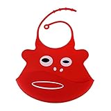 Tonsee ベビー キッズ ビブ スキンエプロン シリコン 防水 ランチビブ お食事用 エプロン