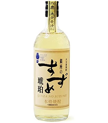 Amazon.co.jp: 麦焼酎 銀座のすずめ 琥珀 25% 1800ml : 食品・飲料・お酒