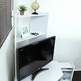 専用上置き 上置きのみ オプション コーナー ロータイプ テレビ台 ホワイト 大型液晶テレビ対応 TCP304WH