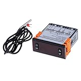 AC 10A/ 90V-250V デジタル温度調節器 コントロール デジタルサーモスタット -50℃~120℃ MH1410D [並行輸入品]