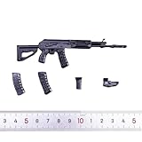 HASUKI WM 03B 1/12スケール ABS&PVC製 AK 12 装備セット[ブラック]