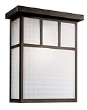 Transglobe Lighting 40142 BK Outdoor Wall Light with White Glass Shades, Black Finish by Transglobe 