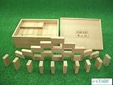 積木　ドミノ積木　4cm(96pcs)　積木(4x2x8cm) 　積み木　ブロック