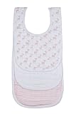 Lässig Muslin Bib Value Pack Lela 3 Pièces Light Pink