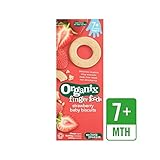 イチゴの赤ちゃんのビスケット54グラム (Organix) (x 2) - Organix Strawberry Baby Biscuits 54g (Pack of 2) [並行輸入品]