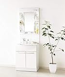 パナソニック 洗面化粧台 エムライン GQM60KSCW GQM060DNUAT 幅600 奥行530 高さ1800 本体+ミラー 洗面台