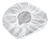 100x Silverline Disposable Hair Nets Elasticated Polypropylene