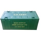 ミリタリー メタルケース CD/DVD BOX ツールボックス U.S.ARMY アーミー 【アンモボックス/スチールケース/工具箱/弾薬箱】